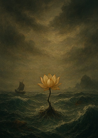 Xieyi・The Rootless Tree:24 Chapters-Chapter 1#482– Daoist-inspired Xieyi painting artwork