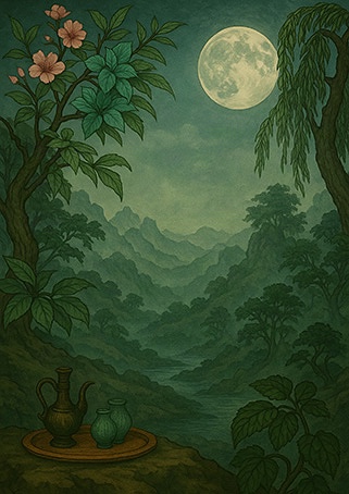 Xieyi・The Rootless Tree:24 Chapters-Chapter 3#337– Daoist-inspired Xieyi painting artwork