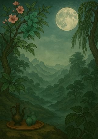 Xieyi・The Rootless Tree:24 Chapters-Chapter 3#337– Daoist-inspired Xieyi painting artwork