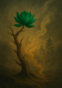 Xieyi・The Rootless Tree:24 Chapters-Chapter 3#385– Daoist-inspired Xieyi painting artwork