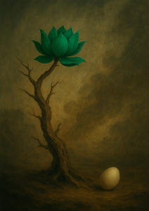 Xieyi・The Rootless Tree:24 Chapters-Chapter 3#406– Daoist-inspired Xieyi painting artwork