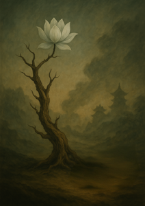 Xieyi・The Rootless Tree:24 Chapters-Chapter 4#551– Daoist-inspired Xieyi painting artwork