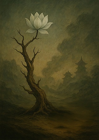 Xieyi・The Rootless Tree:24 Chapters-Chapter 4#551– Daoist-inspired Xieyi painting artwork