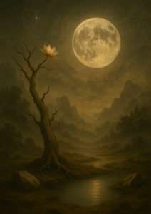 Xieyi・The Rootless Tree:24 Chapters-Chapter 5#475– Daoist-inspired Xieyi painting artwork