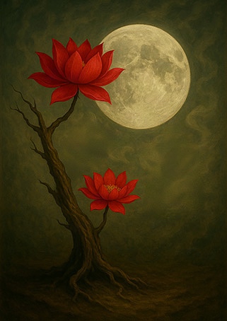 Xieyi・The Rootless Tree:24 Chapters-Chapter 6#405– Daoist-inspired Xieyi painting artwork