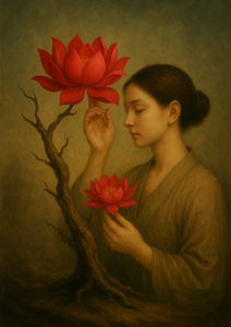 Xieyi・The Rootless Tree:24 Chapters-Chapter 6#418– Daoist-inspired Xieyi painting artwork