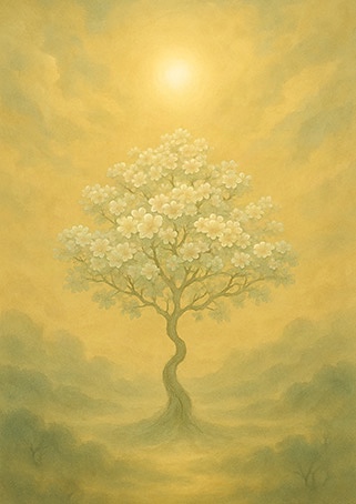 Xieyi・The Rootless Tree:24 Chapters-Chapter 7#451– Daoist-inspired Xieyi painting artwork