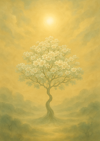 Xieyi・The Rootless Tree:24 Chapters-Chapter 7#451– Daoist-inspired Xieyi painting artwork