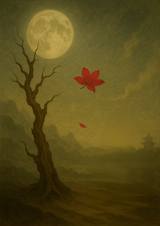 Xieyi・The Rootless Tree:24 Chapters-Chapter 8#359– Daoist-inspired Xieyi painting artwork