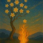 写意画・無根樹24章-第９章#329– 道(タオ）の哲理詩に基づく写意画アート作品