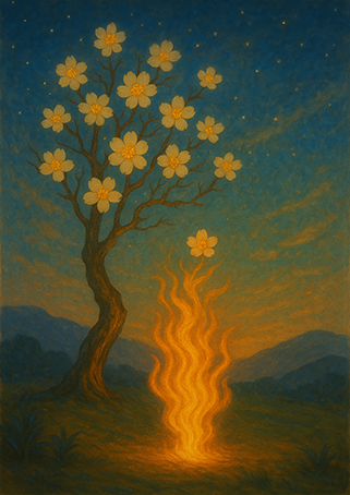 Xieyi・The Rootless Tree:24 Chapters-Chapter 9#329– Daoist-inspired Xieyi painting artwork