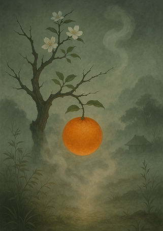 Xieyi・The Rootless Tree:24 Chapters-Chapter 10#322– Daoist-inspired Xieyi painting artwork