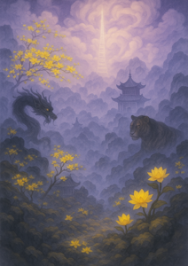 Xieyi・The Rootless Tree:24 Chapters-Chapter 13#320– Daoist-inspired Xieyi painting artwork