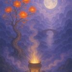 写意画・無根樹24章-第15章#348– 道(タオ)の哲理詩に基づく写意画アート作品