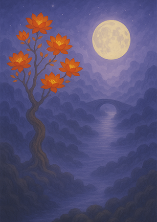 Xieyi・The Rootless Tree:24 Chapters-Chapter 15#414– Daoist-inspired Xieyi painting artwork