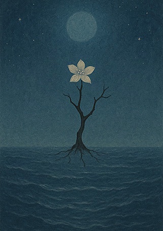 Xieyi・The Rootless Tree:24 Chapters-Chapter 17#486– Daoist-inspired Xieyi painting artwork