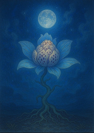 Xieyi・The Rootless Tree:24 Chapters-Chapter 20#402– Daoist-inspired Xieyi painting artwork