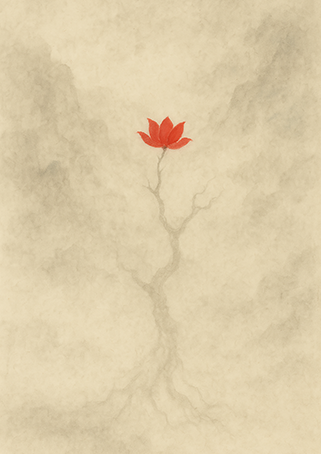 Xieyi・The Rootless Tree:24 Chapters-Chapter 23#566– Daoist-inspired Xieyi painting artwork