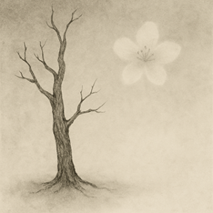 Xieyi・The Rootless Tree:24 Chapters-Chapter 24#528– Daoist-inspired Xieyi painting artwork