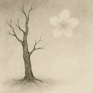 Xieyi・The Rootless Tree:24 Chapters-Chapter 24#528– Daoist-inspired Xieyi painting artwork