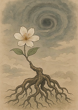 Xieyi・The Rootless Tree:24 Chapters-Appendix I#360– Daoist-inspired Xieyi painting artwork