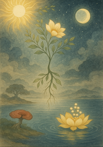 Xieyi・The Rootless Tree:24 Chapters-Appendix II#308– Daoist-inspired Xieyi painting artwork