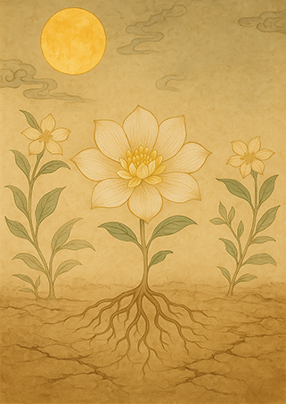 Xieyi・The Rootless Tree:24 Chapters-Appendix III#554– Daoist-inspired Xieyi painting artwork