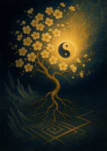 Xieyi・The Rootless Tree:24 Chapters-Appendix IV#354– Daoist-inspired Xieyi painting artwork