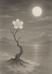 Xieyi・The Rootless Tree:100 Verses-Verse 4#471– Daoist-inspired Xieyi painting artwork
