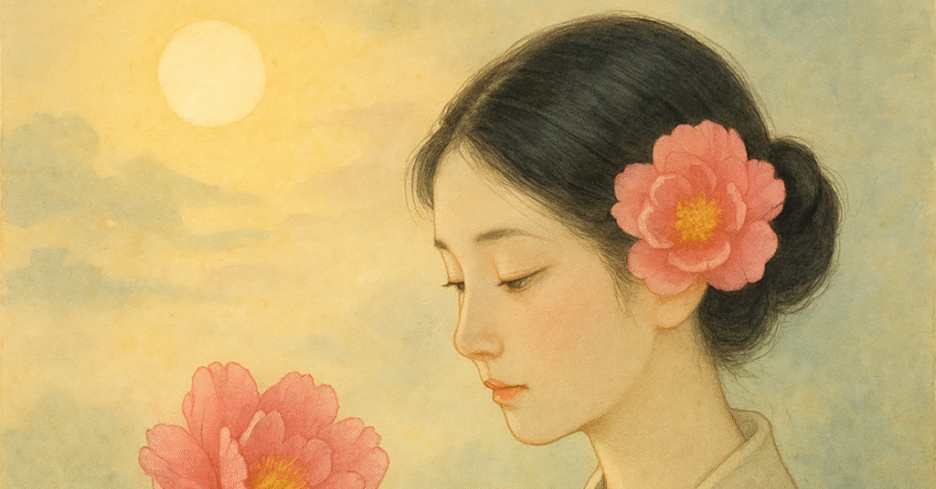 写意画・無根樹100首-第8首#316の拡大イメージ