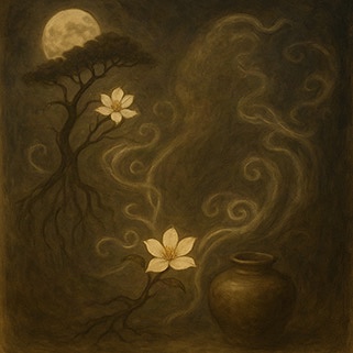 Xieyi・The Rootless Tree:100 Verses-Verse 11#503– Daoist-inspired Xieyi painting artwork