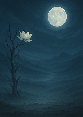 Xieyi・The Rootless Tree:100 Verses-Verse 13#331– Daoist-inspired Xieyi painting artwork