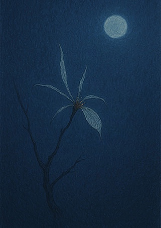 Xieyi・The Rootless Tree:100 Verses-Verse 15#592– Daoist-inspired Xieyi painting artwork