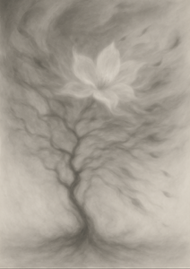 Xieyi・The Rootless Tree:100 Verses-Verse 16#372– Daoist-inspired Xieyi painting artwork