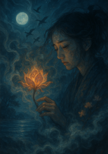 Xieyi・The Rootless Tree:100 Verses-Verse 17#326– Daoist-inspired Xieyi painting artwork