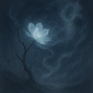 Xieyi・The Rootless Tree:100 Verses-Verse 18#527– Daoist-inspired Xieyi painting artwork