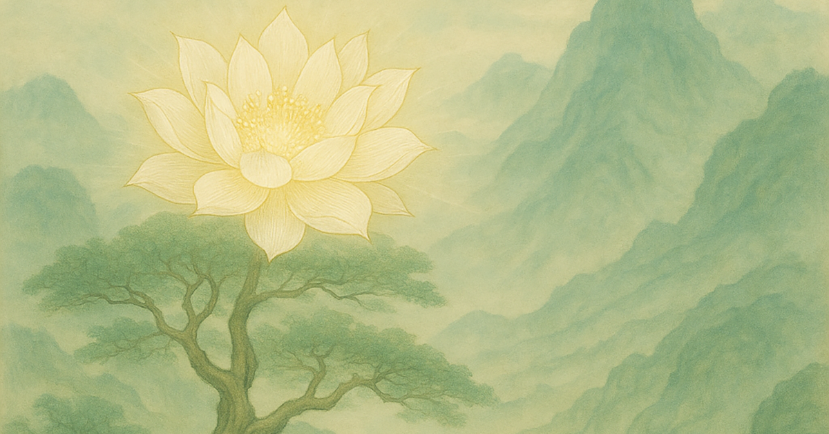 Rootless_Tree_100Verses#27・Enlarged image of the painting