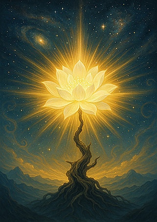 Xieyi・The Rootless Tree:100 Verses-Verse 27#411– Daoist-inspired Xieyi painting artwork