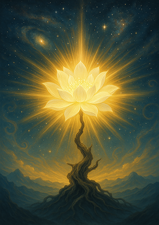 Xieyi・The Rootless Tree:100 Verses-Verse 27#411– Daoist-inspired Xieyi painting artwork