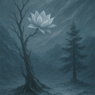 Xieyi・The Rootless Tree:100 Verses-Verse 29#523– Daoist-inspired Xieyi painting artwork