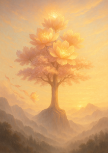 Xieyi・The Rootless Tree:100 Verses-Verse 33#347– Daoist-inspired Xieyi painting artwork