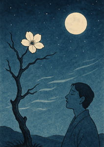 Xieyi・The Rootless Tree:100 Verses-Verse 34#324– Daoist-inspired Xieyi painting artwork