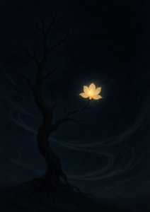 Xieyi・The Rootless Tree:100 Verses-Verse 34#376– Daoist-inspired Xieyi painting artwork