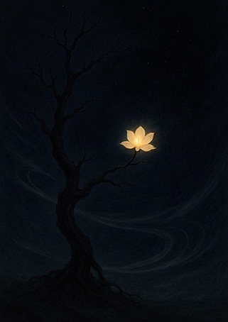 Xieyi・The Rootless Tree:100 Verses-Verse 34#376– Daoist-inspired Xieyi painting artwork