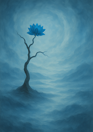 Xieyi・The Rootless Tree:100 Verses-Verse 39#476– Daoist-inspired Xieyi painting artwork