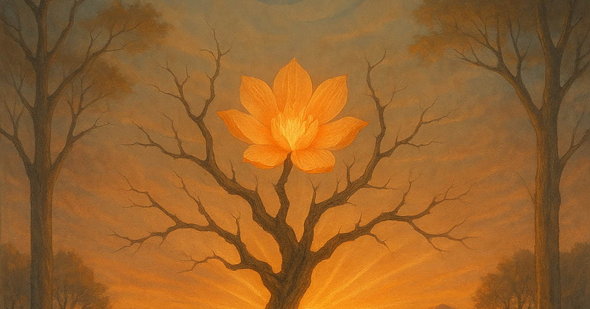 Rootless_Tree_100Verses#48・Enlarged image of the painting