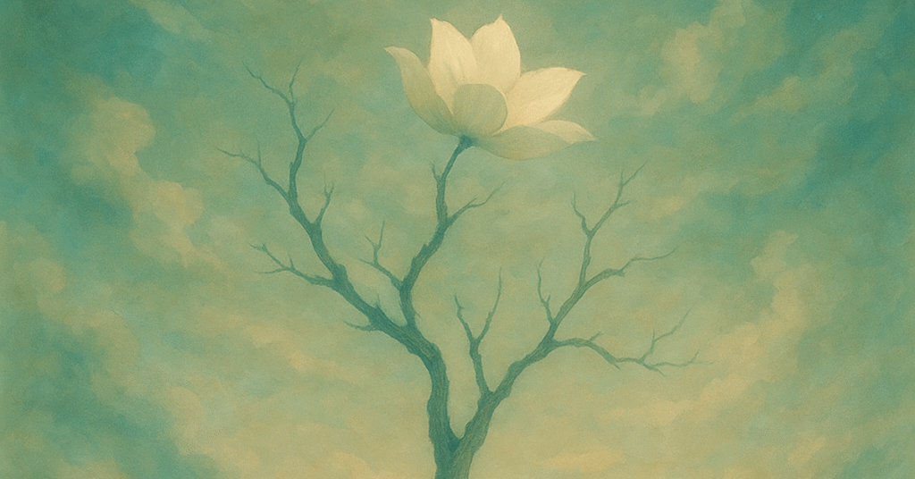 写意画・無根樹100首-第50首#304の拡大イメージ