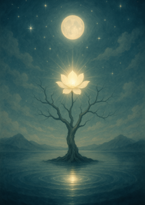 Xieyi・The Rootless Tree:100 Verses-Verse 53#374– Daoist-inspired Xieyi painting artwork