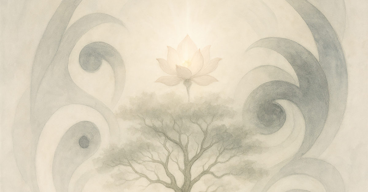 写意画・無根樹100首-第55首#390の拡大イメージ