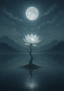 Xieyi・The Rootless Tree:100 Verses-Verse 61#488– Daoist-inspired Xieyi painting artwork